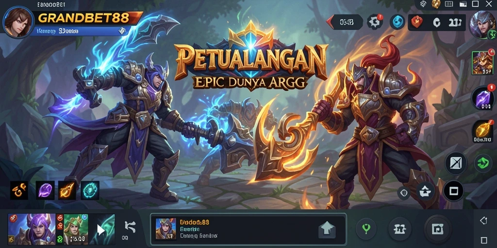 Gameplay seru di GRANDBET88 dengan aksi pertarungan yang mendebarkan.