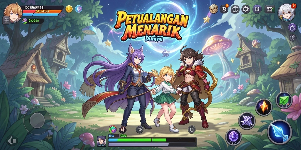 Tampilan layar gameplay <strong>ID098</strong> yang menawan dan penuh aksi.