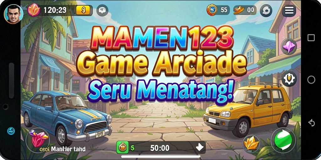 Tampilan gameplay MAMEN123 yang seru dan menantang.