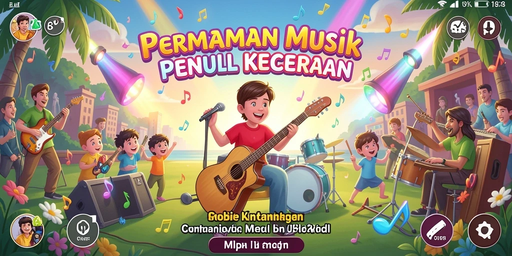 Tampilan gameplay MDG188 yang menarik dengan berbagai pilihan lagu.