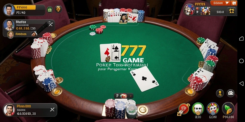 Gameplay seru Poker di PF777 dengan grafis menawan.