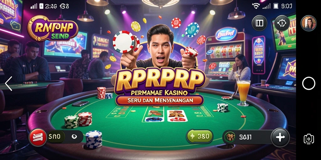 Tampilan seru dari gameplay Kasino di RPRPRP.